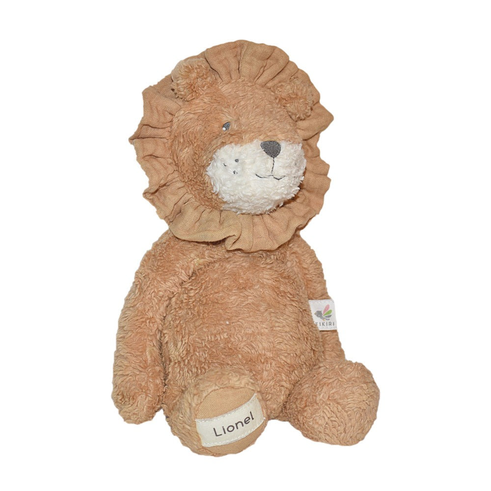 Tikiri Lionel the Lion Organic Soft Toy Inside Out Toys