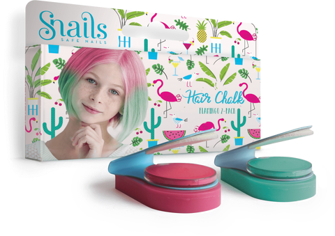 Snails Hair Chalk – Flamingo (Coral/Green)